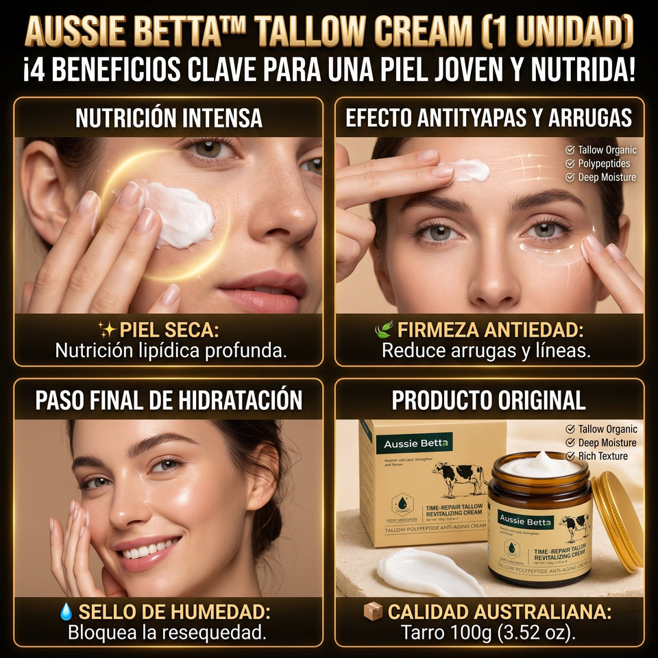 Aussie Betta™ Crema Revitalizante Antiedad de Sebo y Polipéptidos 3