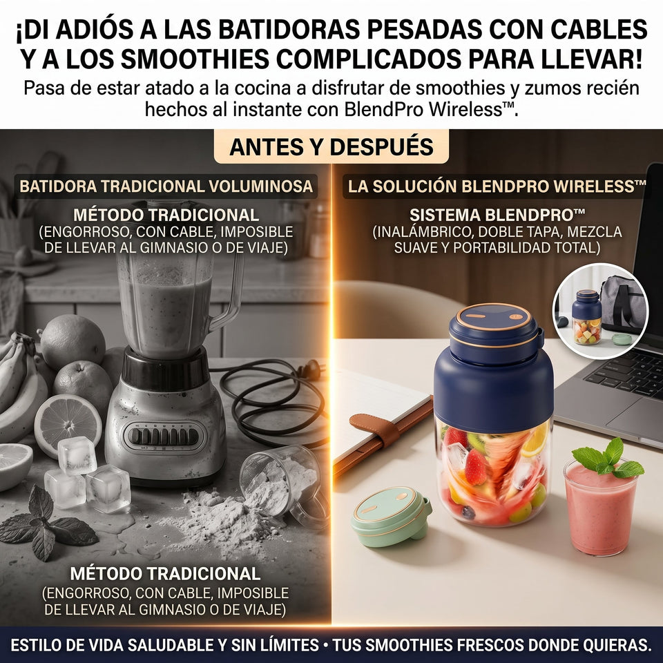 BLENDPRO™ Vaso Licuadora Portátil Inalámbrica Recargable 1