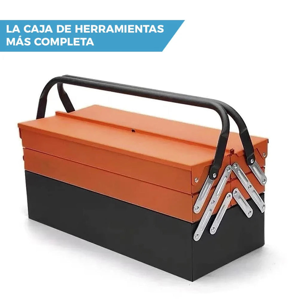 CAJA DE HERRAMIENTAS MAX PROFESIONAL DE 3 NIVELES | INCLUYE 85 PIEZAS 🛠️ 2