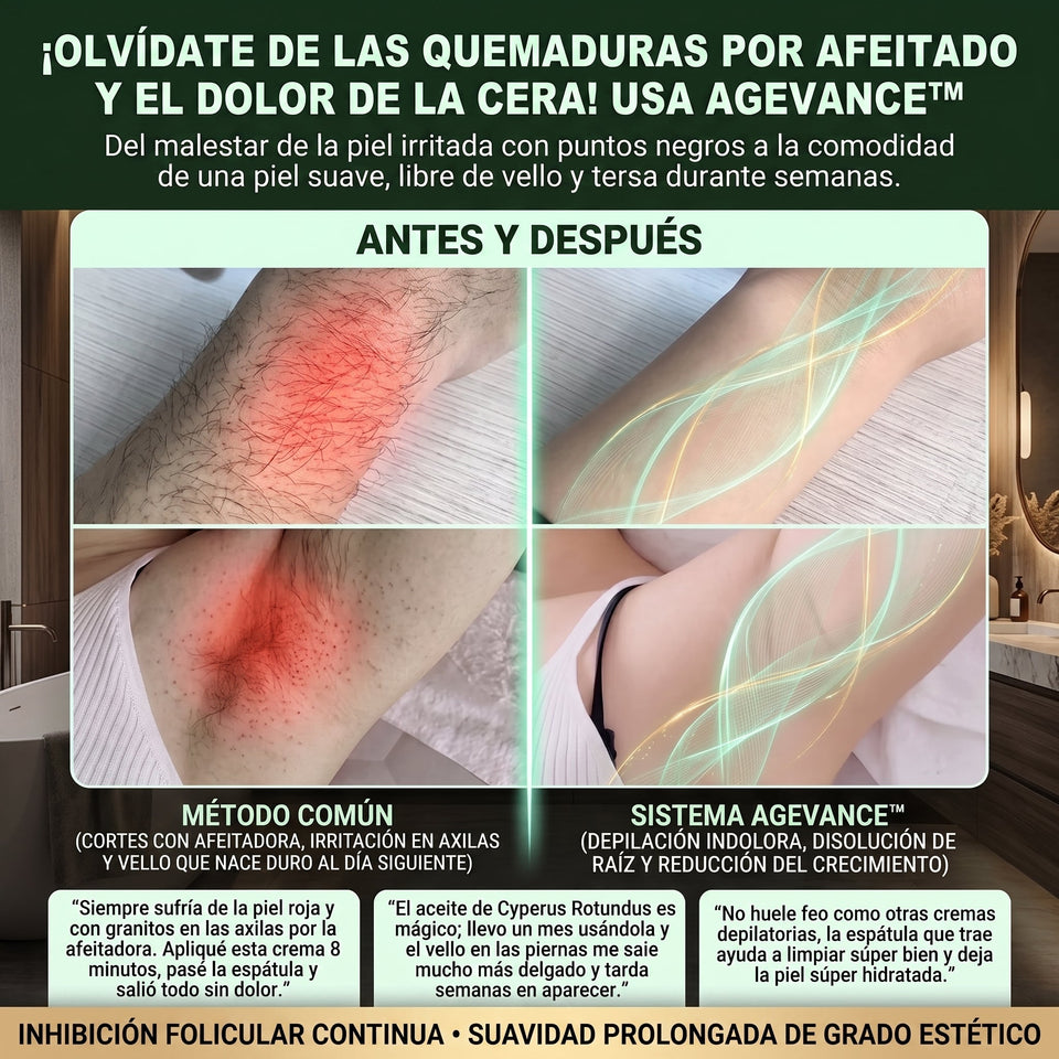 Cyperus Rotundus AgeVance™ Crema Depilatoria e Inhibidora del Vello 1
