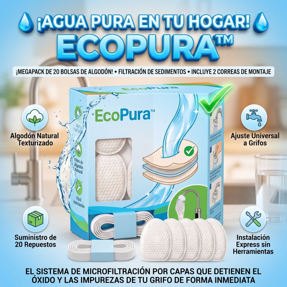 EcoPura™ Filtros de Algodón para Grifo de Cocina x 2Ound 3