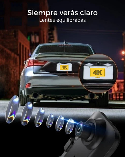 CAMARA RETROVISOR HD - RETRODUO™ + camara trasera de regalo 2