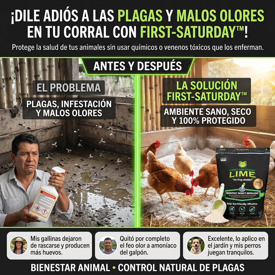 First Saturday Lime barrera de protección contra plagas 1