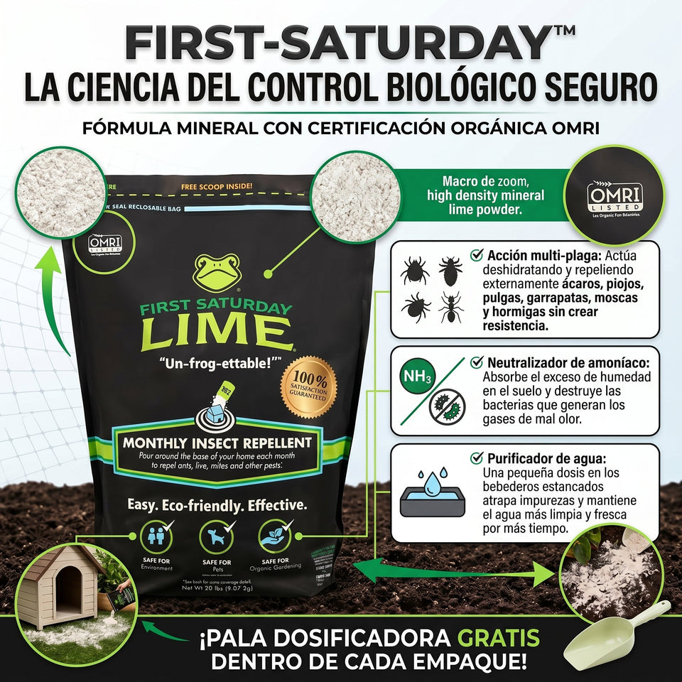 First Saturday Lime barrera de protección contra plagas 2