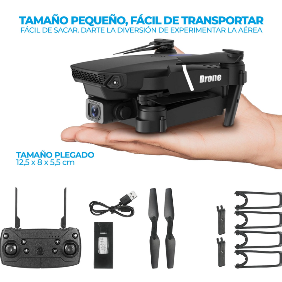 Flydrone ® - Dron Con Camara Full Hd 4k 3