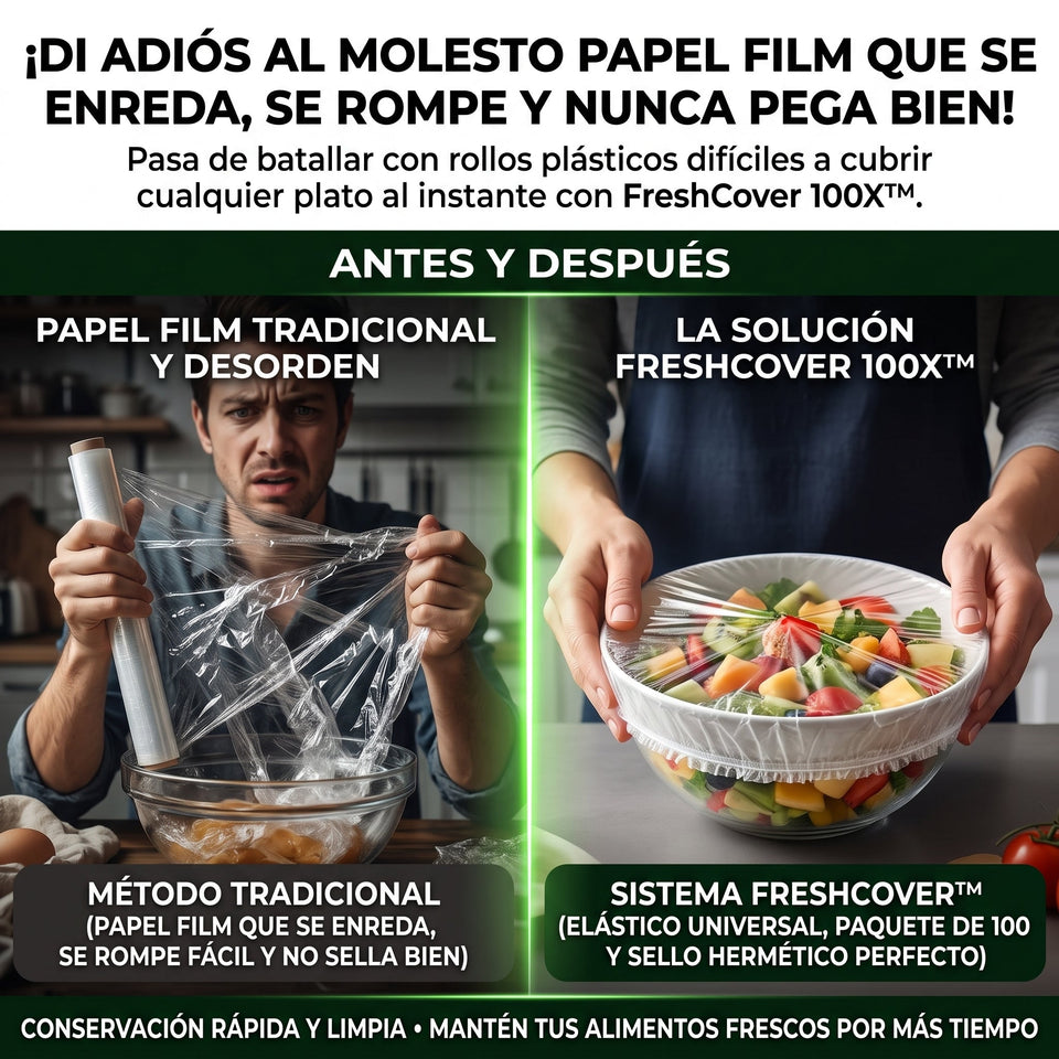 FRESHCOVER™ Bolsas Cubre Alimentos Elásticas Desechables X 100 Und 1