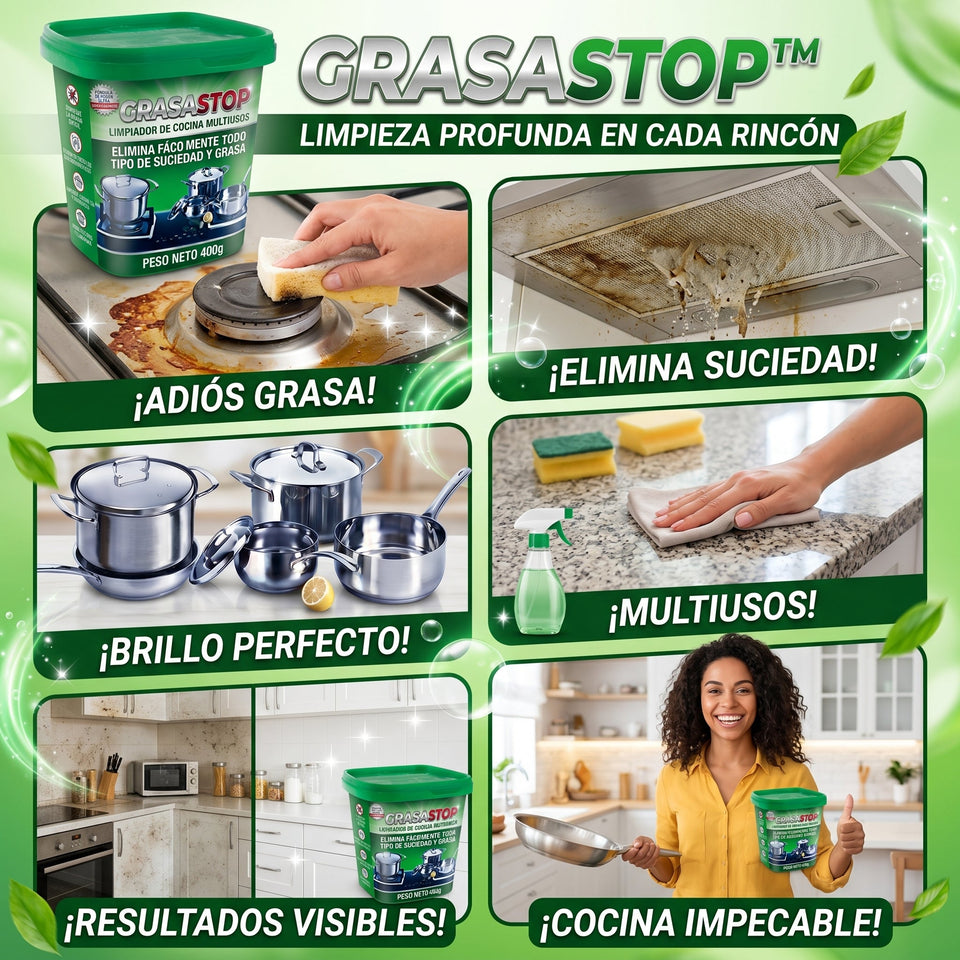 GRASASTOP™ Limpiador multiusos de cocina concentrado 3