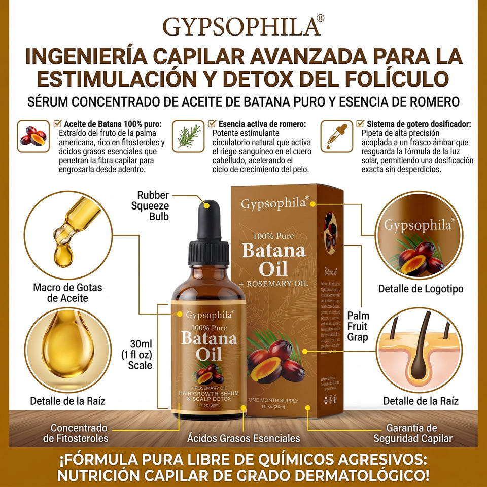 Batana Oil + Rosemary érum de Crecimiento Capilar 2