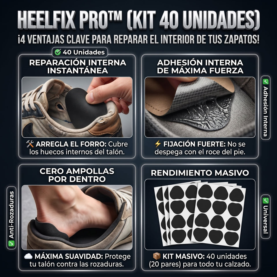 HEELFIX PRO™ Parches Autoadhesivos de Reparación Intensiva 20 Pares 2
