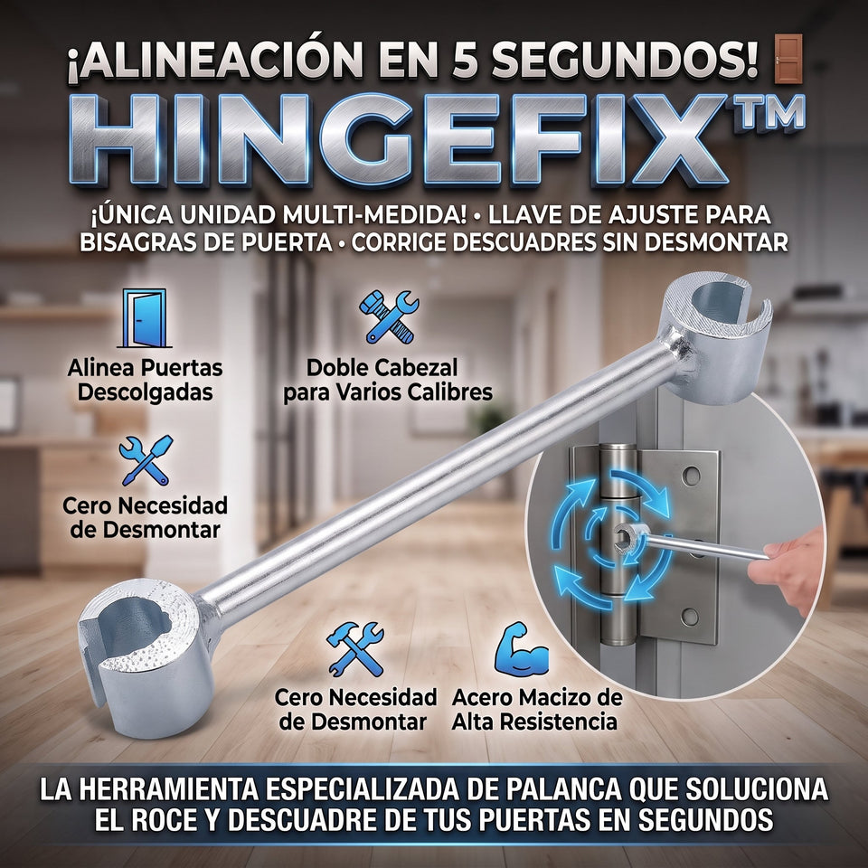 HingeFix™ Llave Especializada para Ajuste y Alineación de Bisagras 2