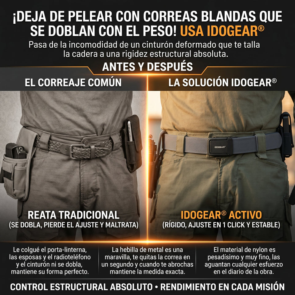 IDOGEAR® cinturón táctico rígido de trabajo pesado 1