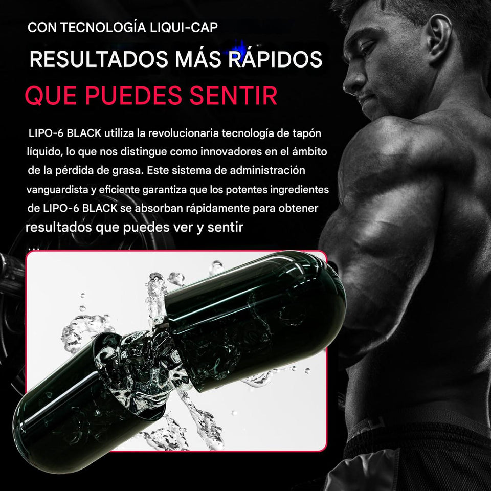 LIPO-6 BLACK ULTRA CONCENTRATE de Nutrex: Fórmula Súper Concentrada para la Pérdida de Grasa 2