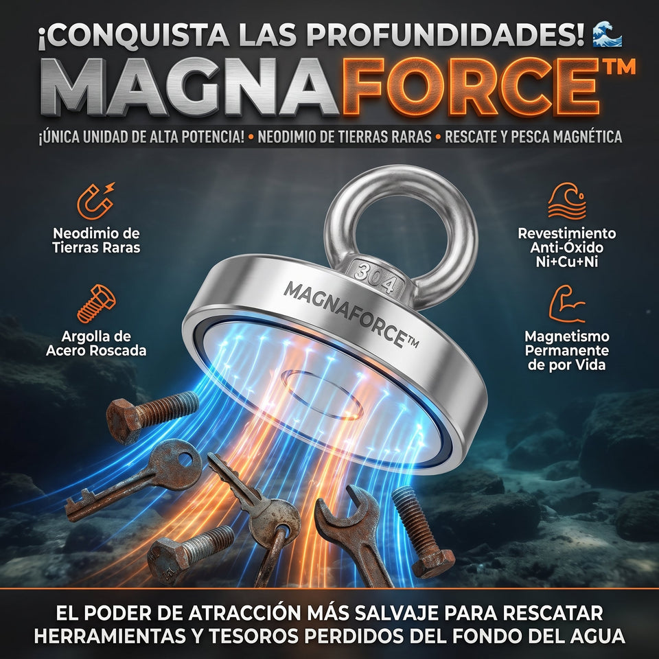MagnaForce™ Imán de Pesca Recupera objetos metálicos pesados 3