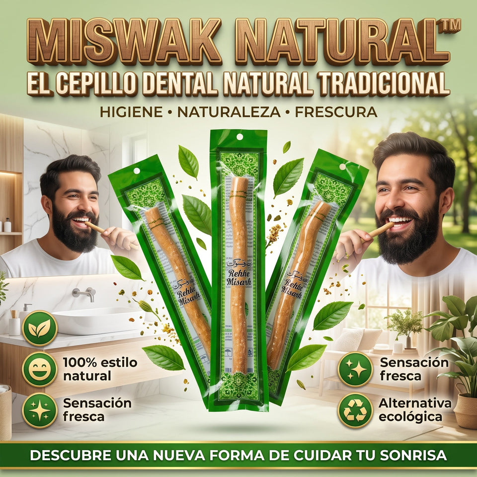 Miswak Natural™ Pack x3 cepillo dental natural tradicional 3
