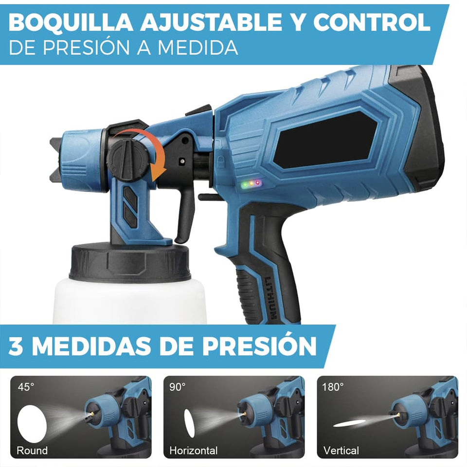 PISTOLA COMPRESOR DE PINTURA INALÁMBRICO TASBEL™ 220V 1