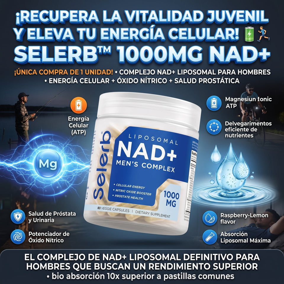 Selerb™ Liposomal NAD+ Men's Complex (1000 mg - 60 Cápsulas ) 3