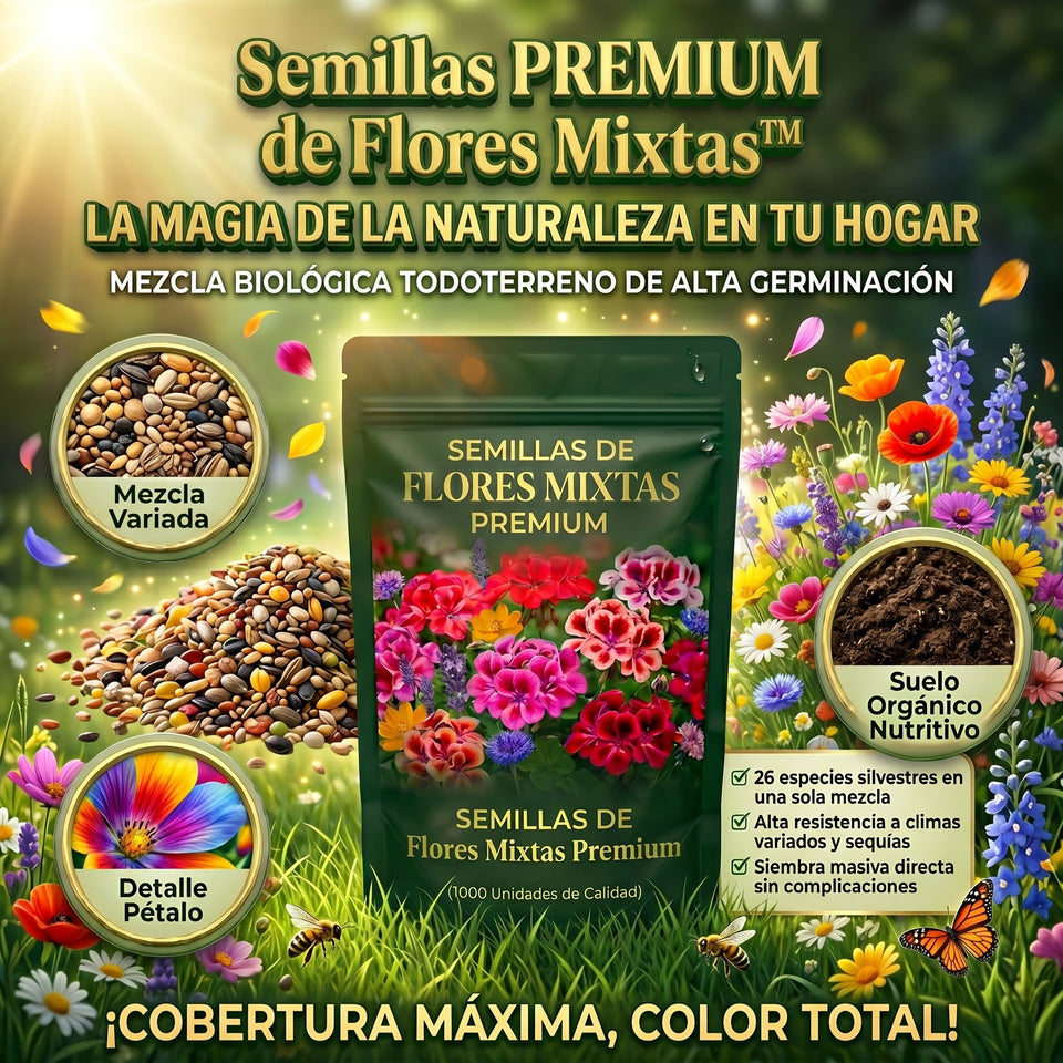 Semillas PREMIUM de Flores Mixtas 1