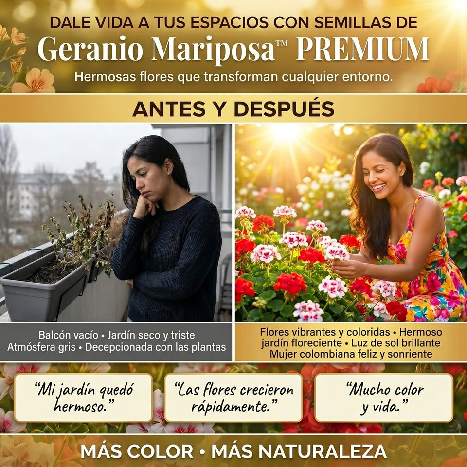 Semillas PREMIUM de Geranio Mariposa 1
