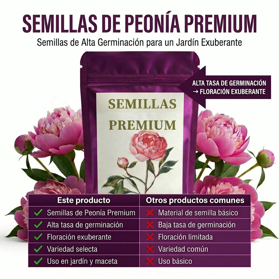 Semillas PREMIUM de Peonias 1