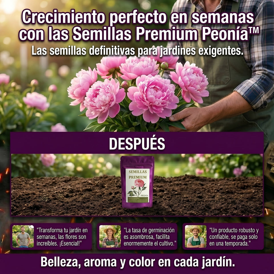 Semillas PREMIUM de Peonias 2