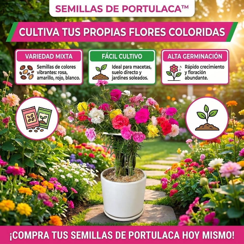 Semillas PREMIUM de Portulaca 3