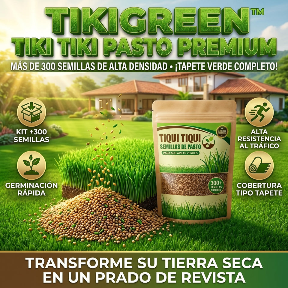 Semillas PREMIUM TikiGreen De Pasto Tipo Tiki Tiki 3