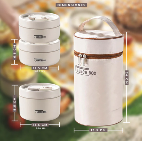 Lonchera térmica Lunch Mate™ acero inoxidable 2