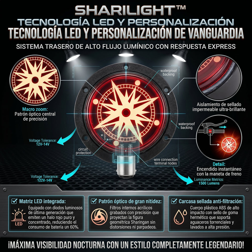 ShariLight™ Luz de Freno Trasera LED Modificada 2