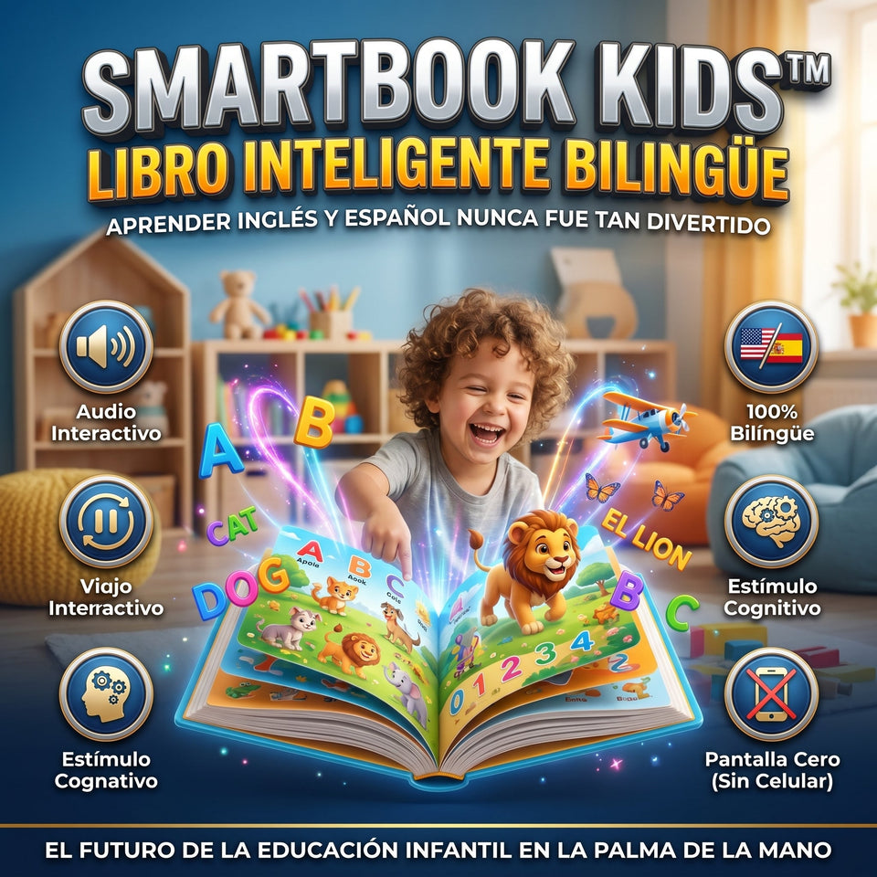SmartBook Kids™ Libro mágico interativo español- ingles 3