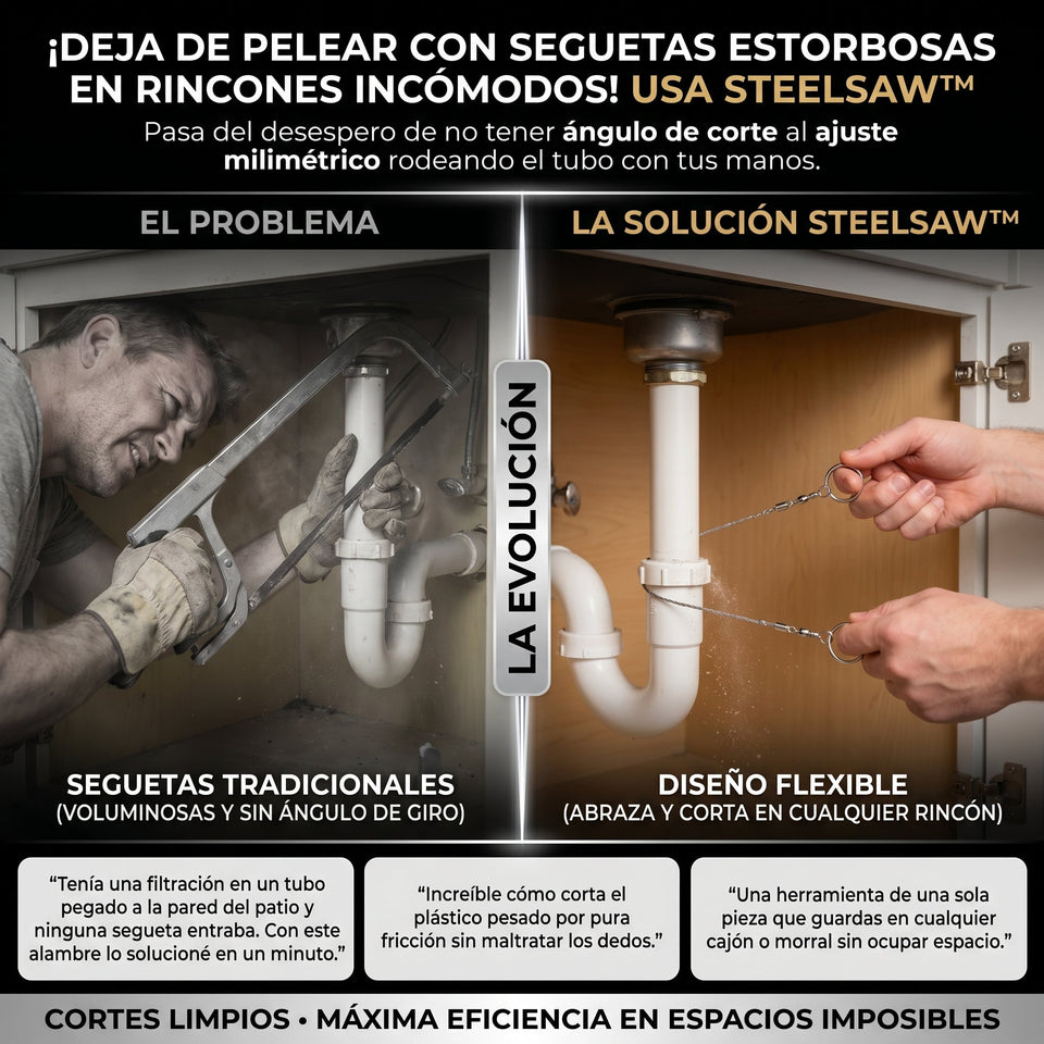 SteelSaw™ Sierra de Alambre de Alta Resistencia 1
