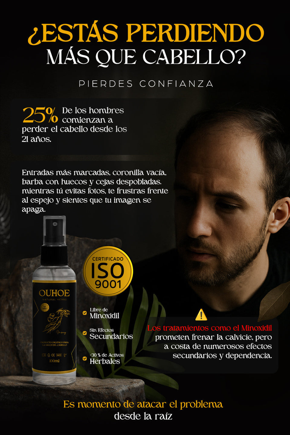 Tónico Capilar - OUHOE® Premium Natural Herbs 2x1 1