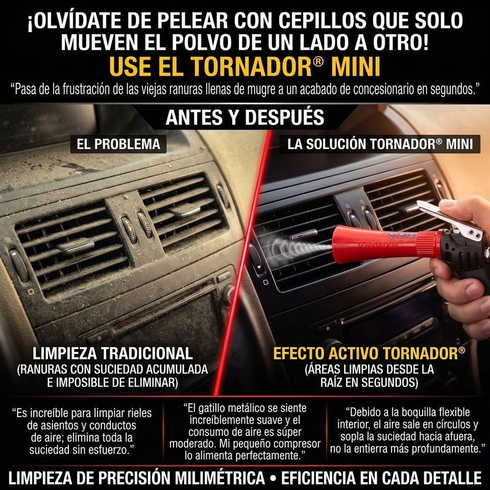 TORNADOR® Mini Z-007 Pistola De Soplado Neumatico Profesional 1