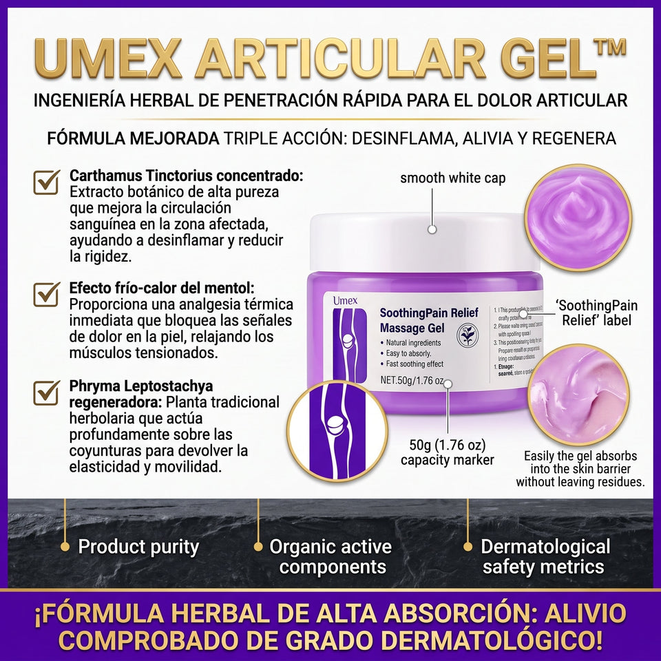 Umex Articular Gel™ Gel de Masaje de Alivio Articular 2