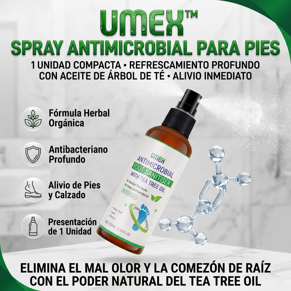 Umex™ Spray sanitizante e hipoalergénico para pies y calzado 2