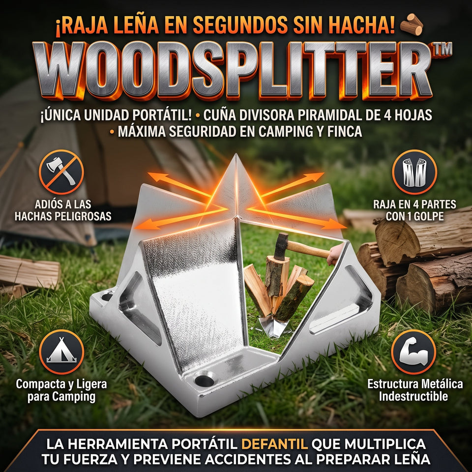 WoodSplitter™ Cuña Cortadora y Rajadora de Leña Portátil 3