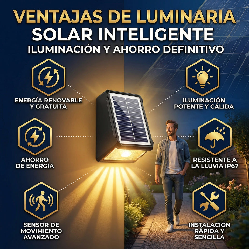 SolarLux Pro Luces Solares Inteligentes 1