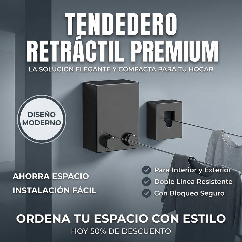 Tendedero Retractil Premium 1
