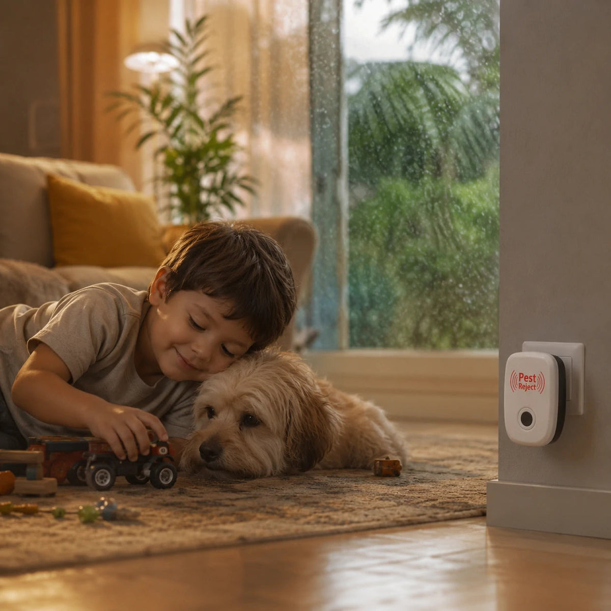 Hogar protegido — seguro para niños y mascotas