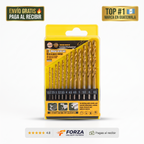Juego de 13 brocas para metal y madera – Perfora sin desviar