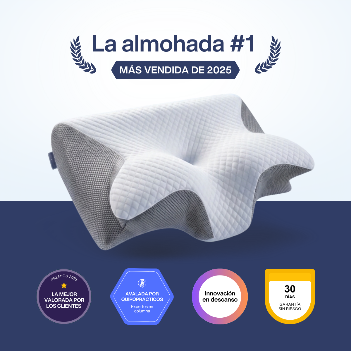 OrthoSleep Almohada Cervical Ergonómica