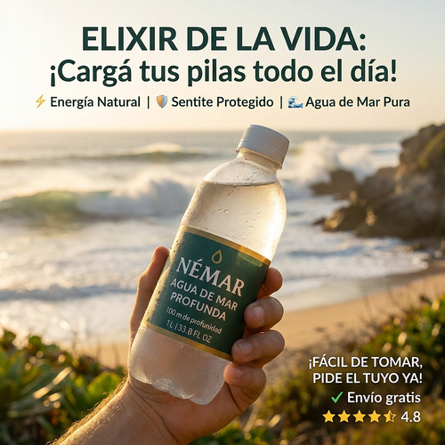 AGUA DE MAR PROFUNDO 2 UND X 1L - ELIXIR DE LA VIDA