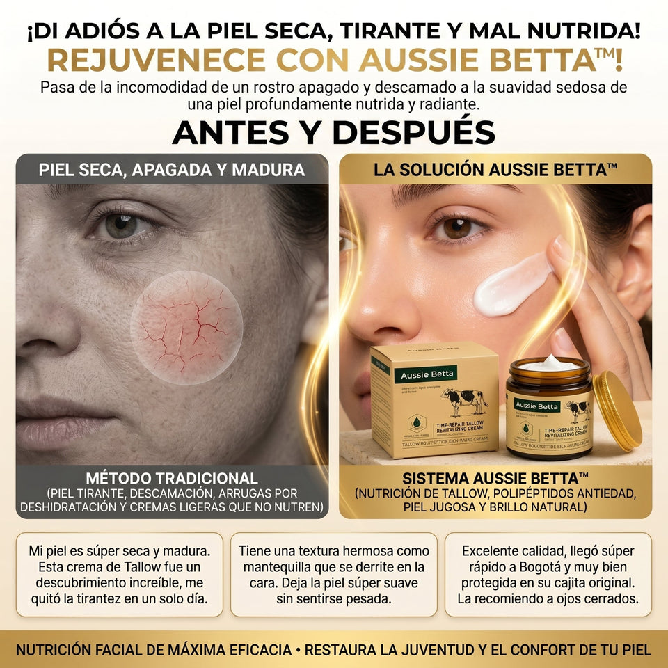 Aussie Betta™ Crema Revitalizante Antiedad de Sebo y Polipéptidos 1