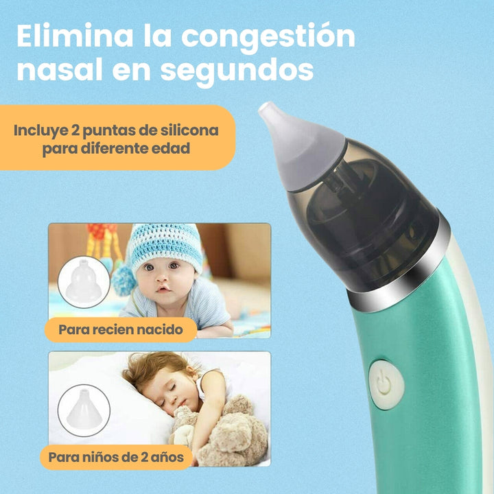 Breezy® Aspirador Nasal Portátil para Bebés ¡Ayuda a tu bebé a respirar libremente en segundos! 🔥 1