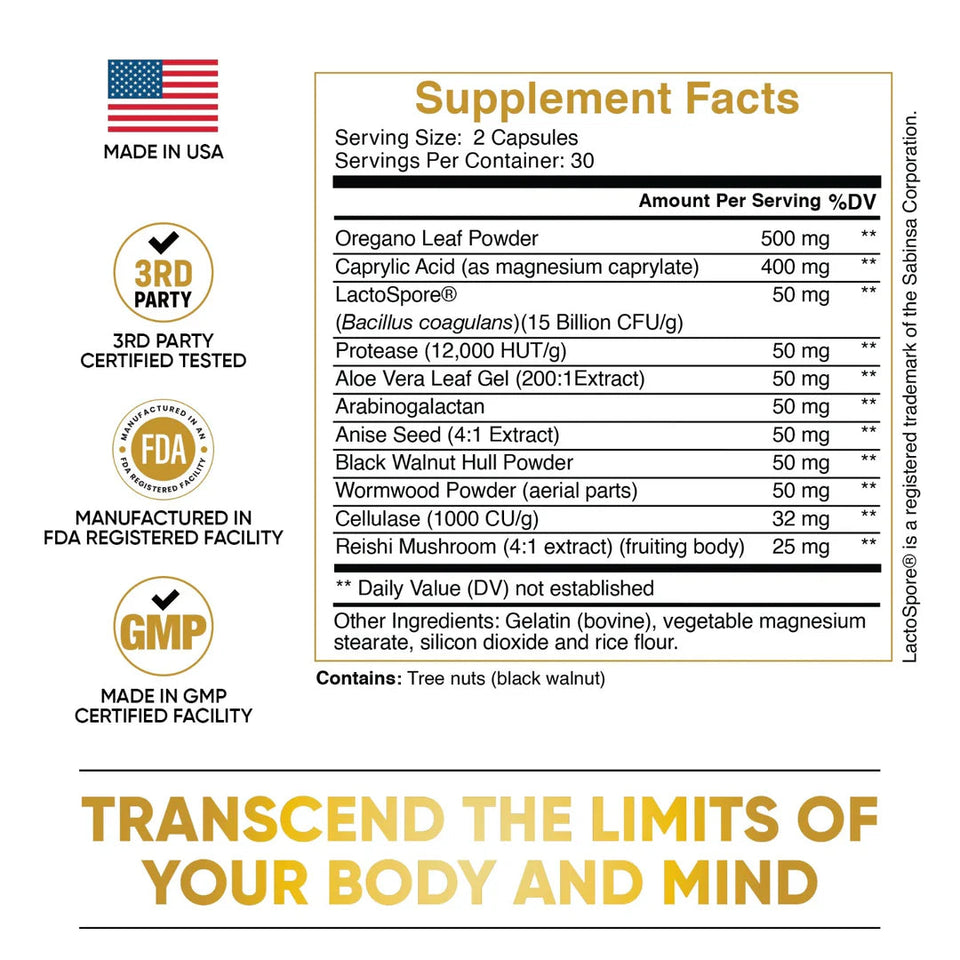 Pure peak™ Candida Cleanse: desparacitador apoyo para el intestino y el colon 3