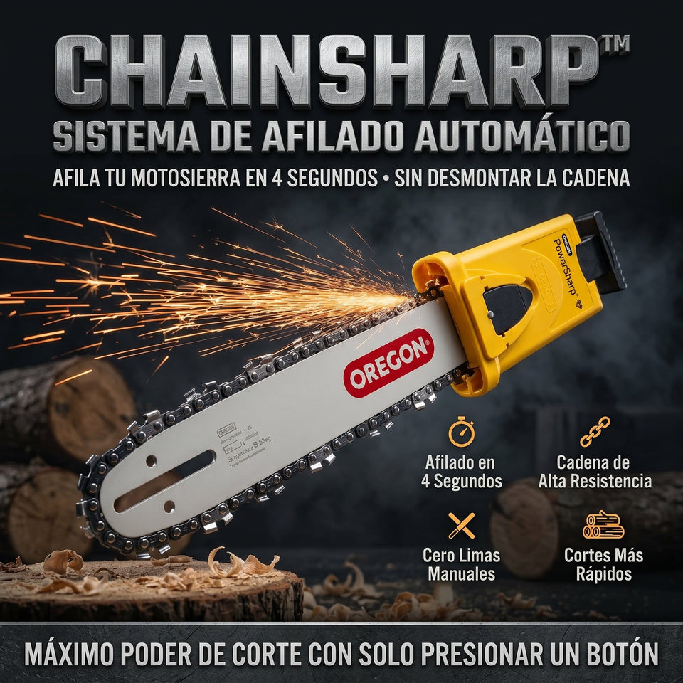ChainSharp™ Afila la cadena de tu motosierra 2