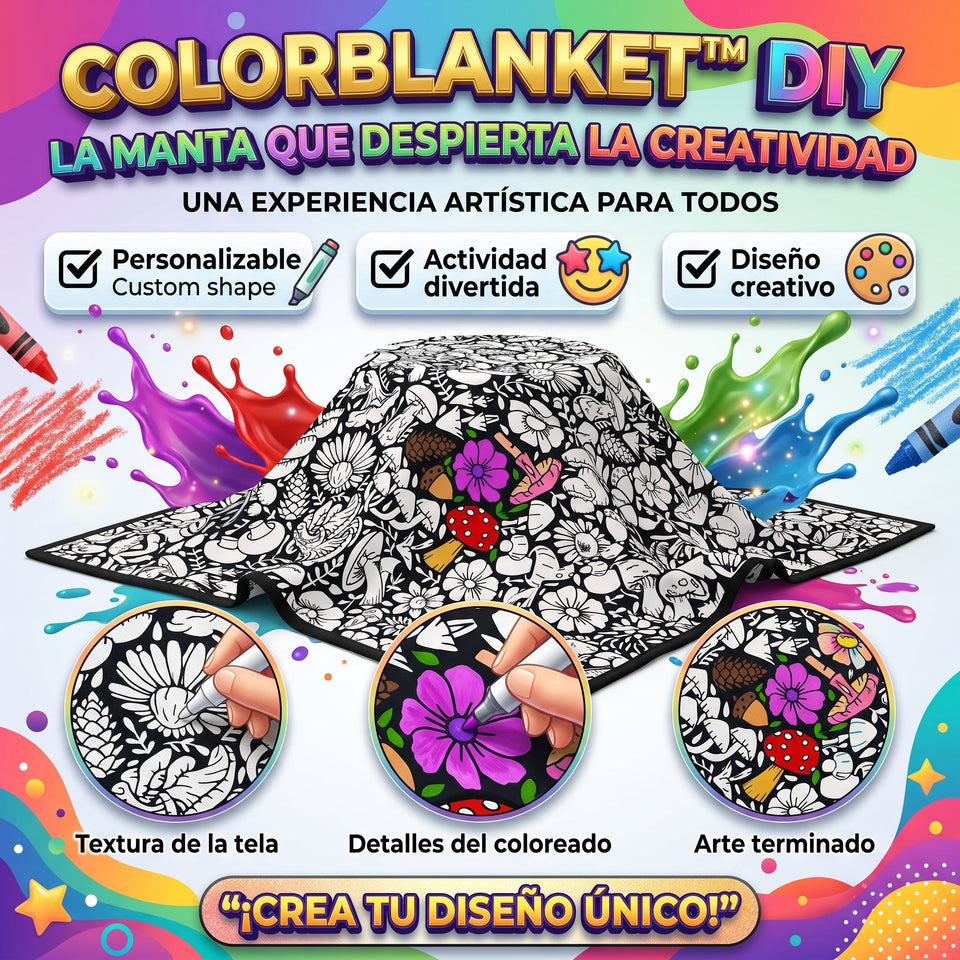 ColorBlanket™ DIY Manta Para Colorear 2