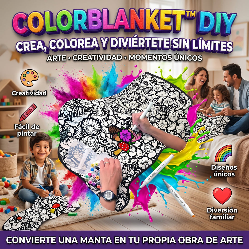 ColorBlanket™ DIY Manta Para Colorear 3