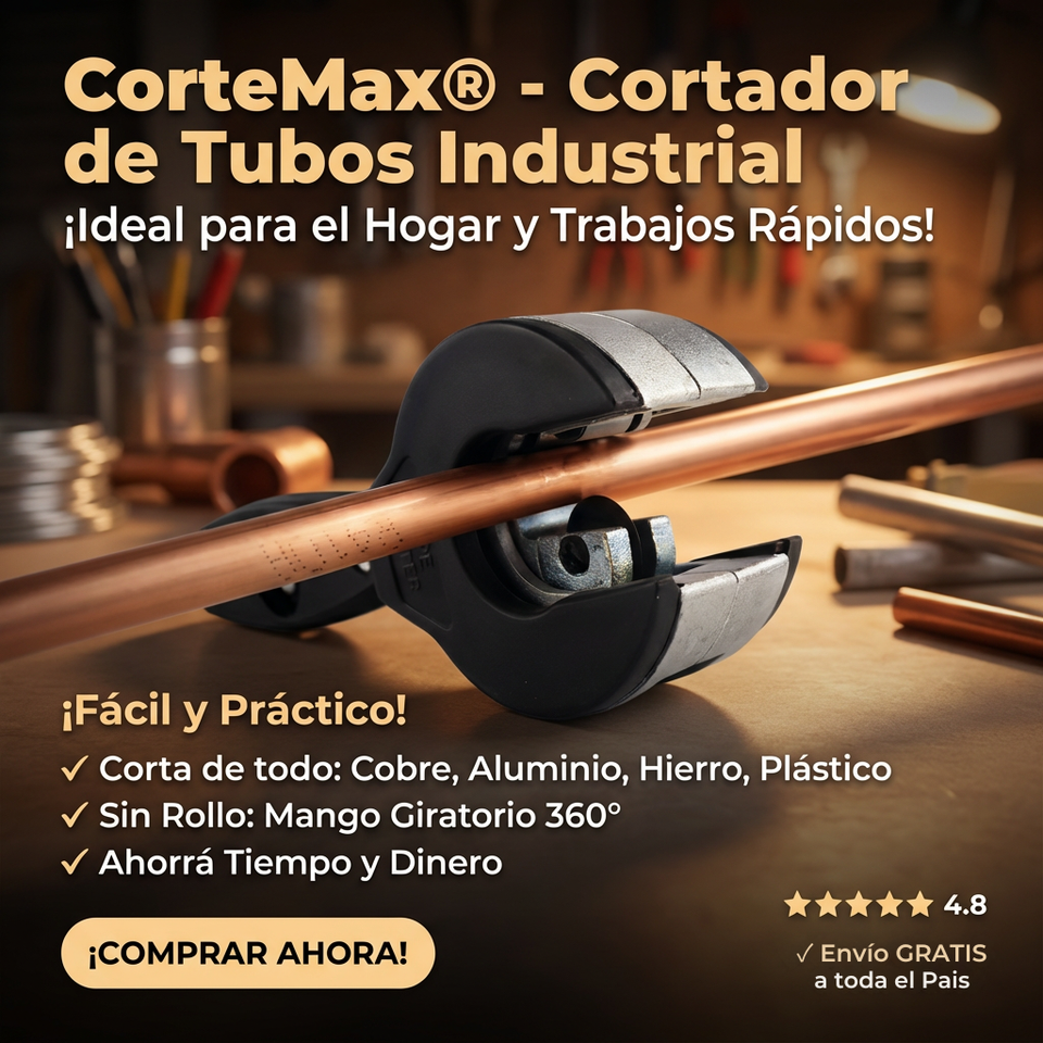 CorteMax® - Cortador de Tubos Industrial