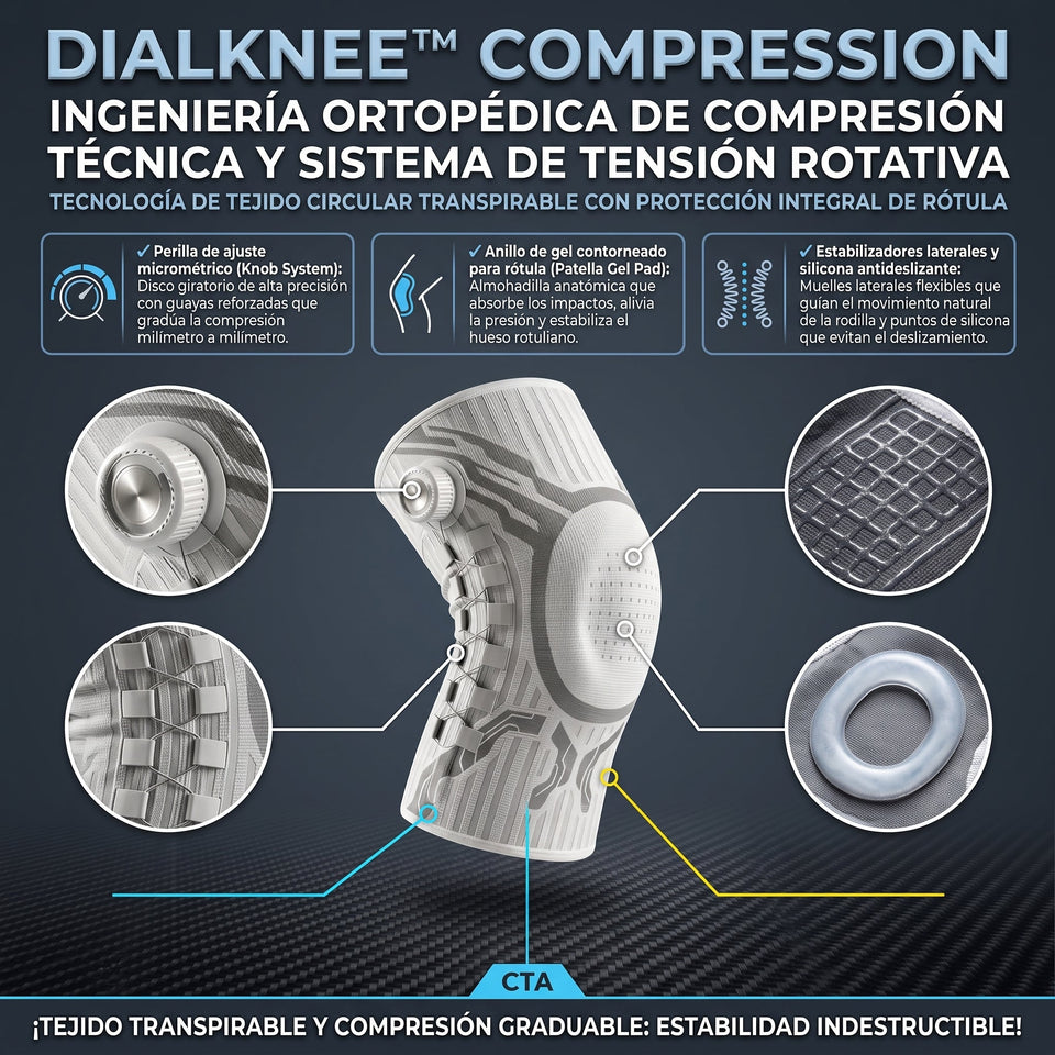 DialKnee™ Rodillera Deportiva de Compresión 2
