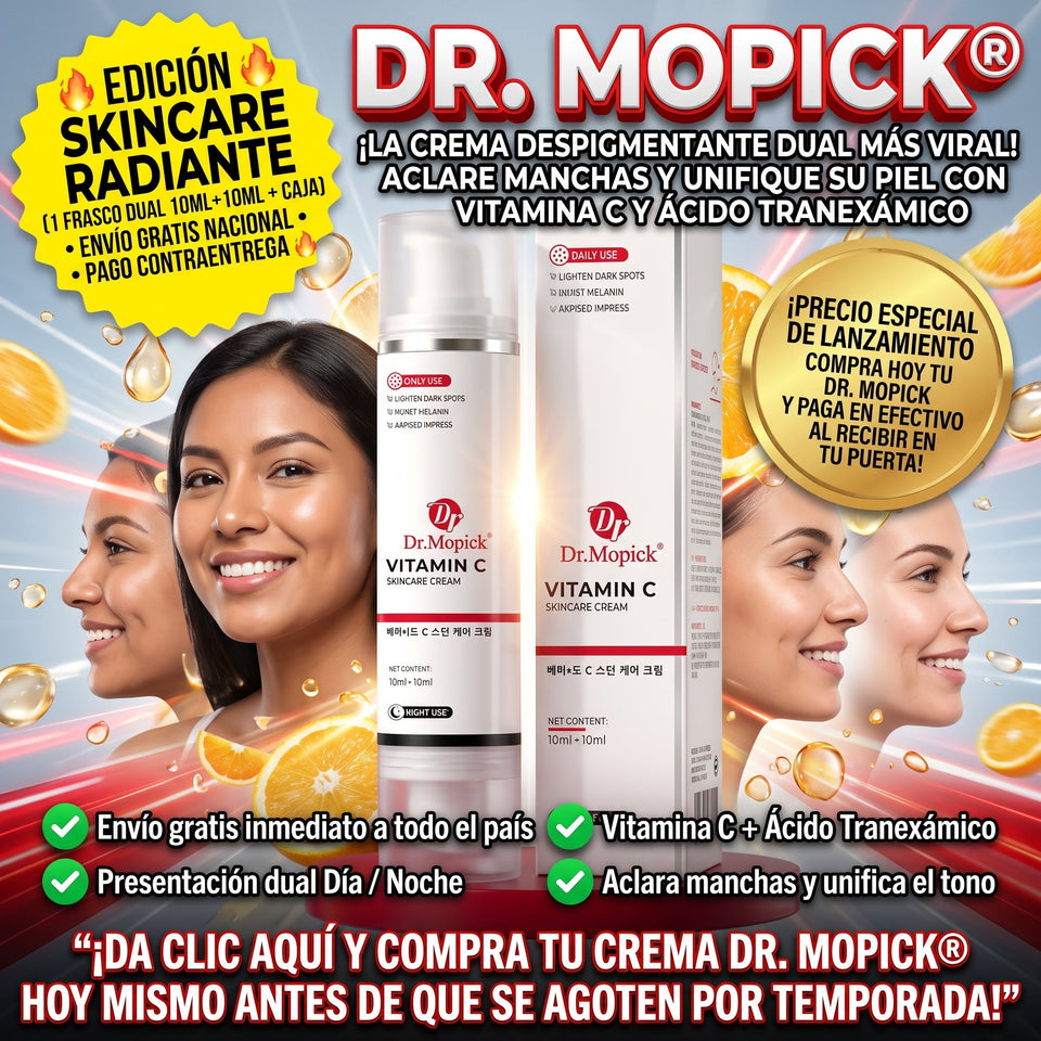 Dr. Mopick® Crema Facial Aclarante Antimanchas